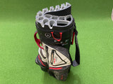 Big Max Aqua Silencio 4 Red/White/Black 14-Way Cart Bag with Raincover (USED)