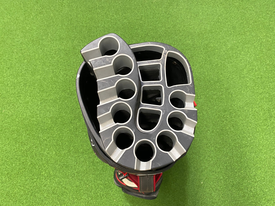 Big Max Aqua Silencio 4 14-Way Cart Bag with Raincover (USED) - back view