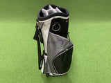TiTech Black/Grey/Purple 6-Way Cart Bag With Raincover *Like New*  *No Raincover*