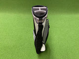 TiTech Black/Grey/Purple 6-Way Cart Bag With Raincover *Excellent Condition*