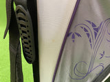 TiTech Black/Grey/Purple 6-Way Cart Bag With Raincover *Excellent Condition*