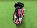 Tigeroar Junior 6-8Yr Olds Pink 4-Way Stand Bag With Raincover *Like New*