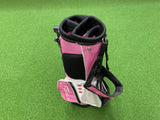 Tigeroar Junior 6-8Yr Olds Pink 4-Way Stand Bag With Raincover *Like New*