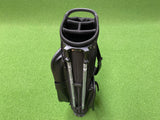 Robin Black Leather 4-Way Stand Bag With Raincover *Like New*