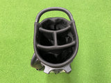 Robin Black Leather 4-Way Stand Bag With Raincover *Like New*