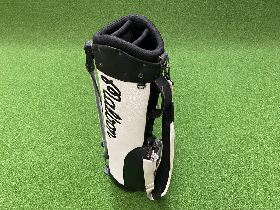 Malbon Black/White 3-Way Stand Bag (USED) - top divider