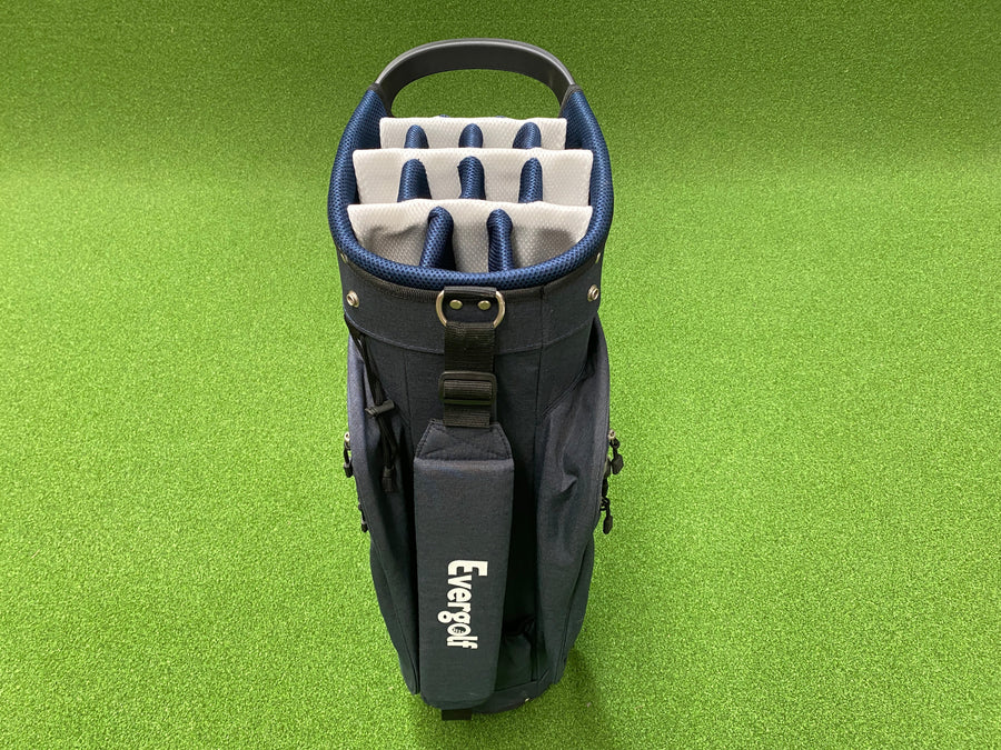 EverGolf 14-Way Navy Cart Bag (USED) - side view