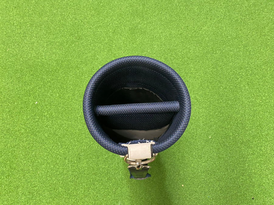 Hazzys Navy Range Bag With Cover - pen mark detail
