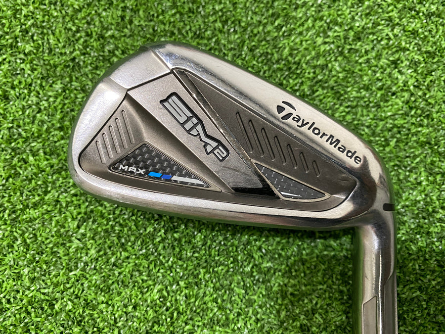 2021 TaylorMade SIM 2 Max Ladies 7-9, PW Iron Set - clubface