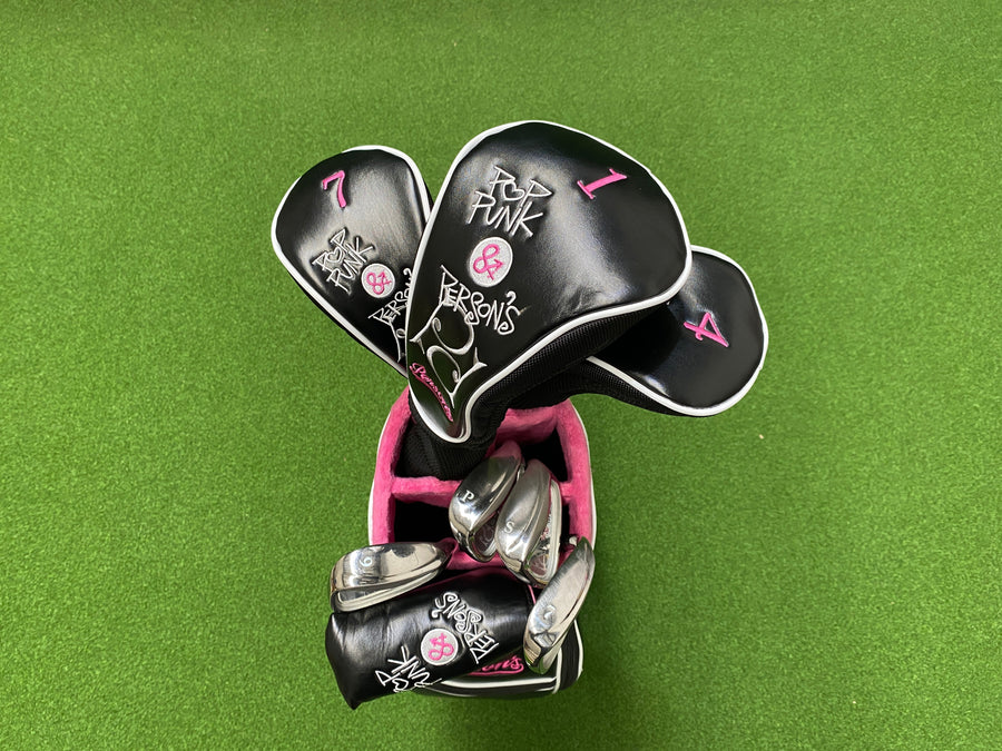 Pop Punks Ladies Full Set With 6-Way Cart Bag - 4 wood