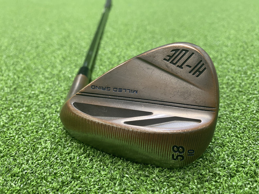 TaylorMade Milled Grind Hi-Toe Wedge 58/10 - clubface