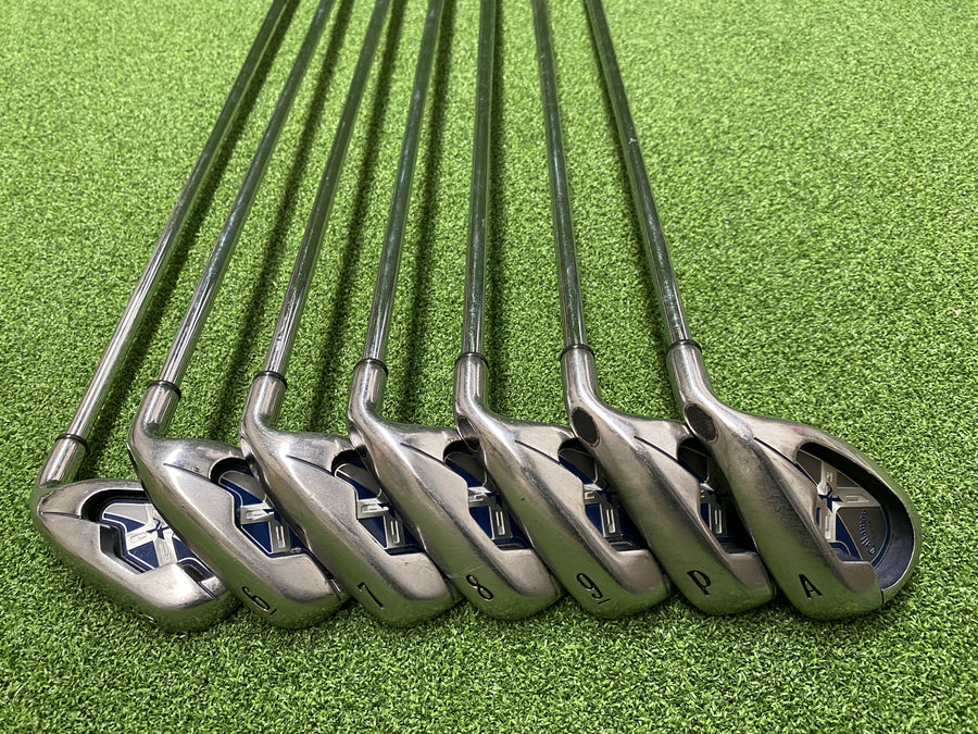 Callaway 2004 X-18 Iron Set 5-9, PW, AW - full set