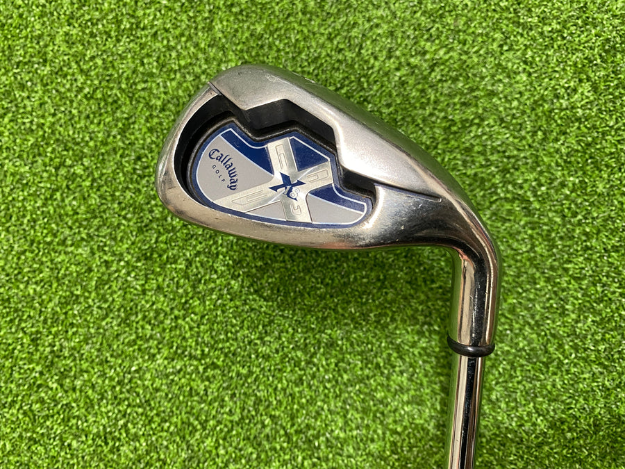 Callaway 2004 X-18 Iron Set 5-9, PW, AW - clubface