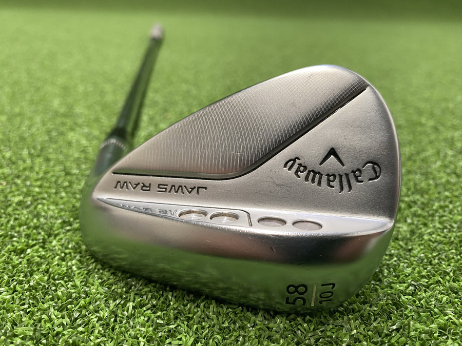 Callaway Jaws Raw Full Toe Wedge 58 - clubface