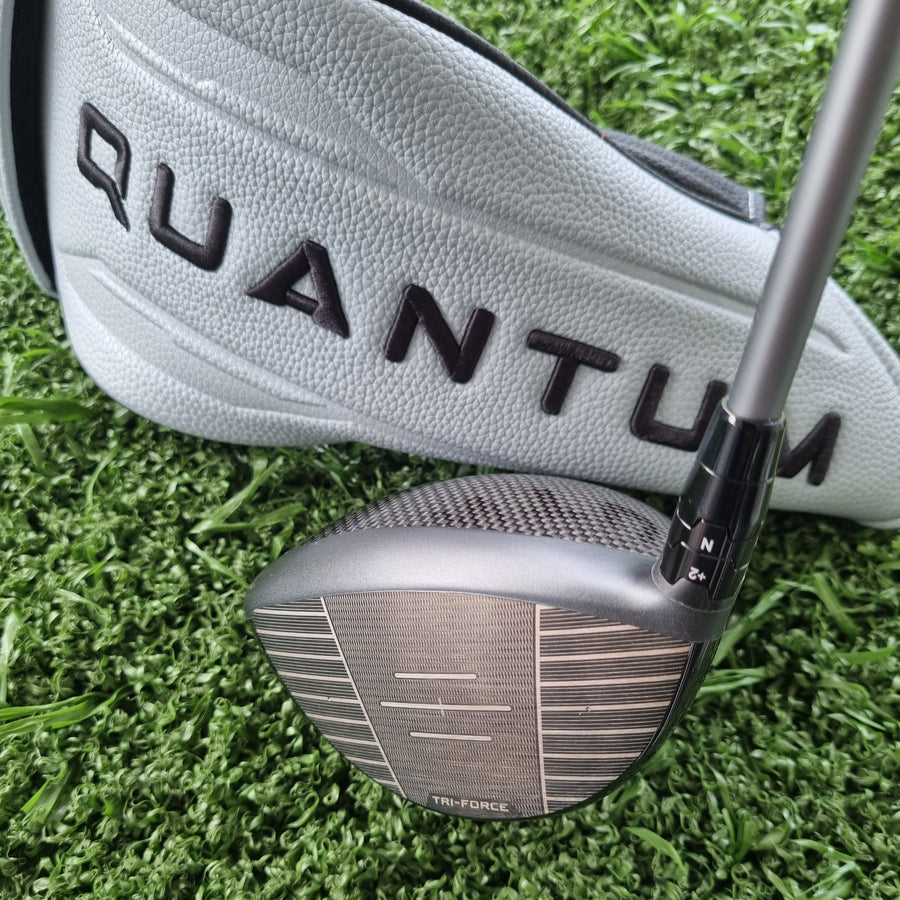 Callaway Quantum Triple Diamond Driver 9° Extra Stiff (Ex Demo) - club head and headcover