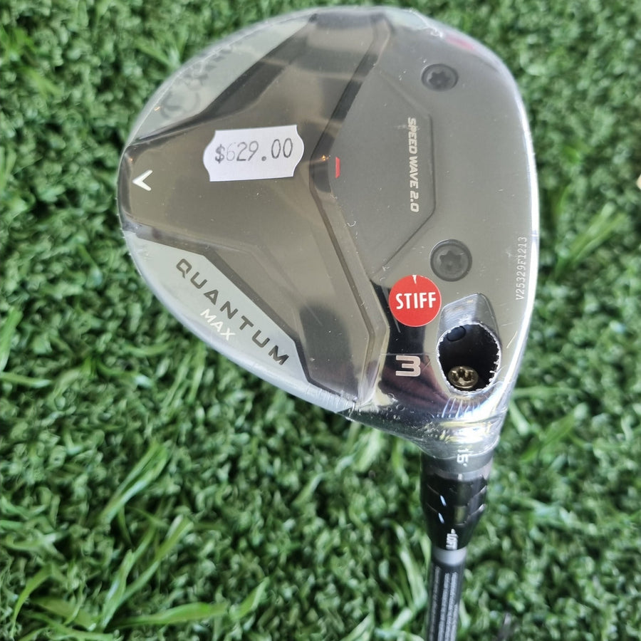 Callaway Quantum Max #3 Fairway 15° Stiff (NEW) - crown