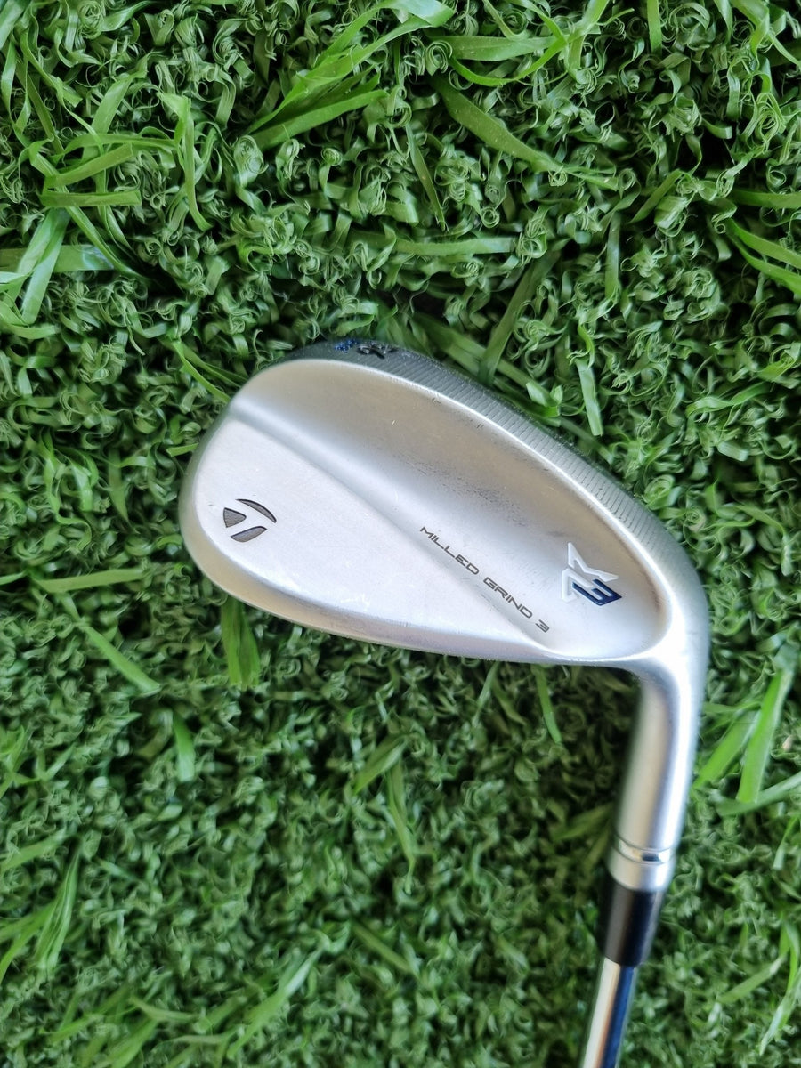 TaylorMade Milled Grind 3 Wedge 56/08 LB Stiff Right Handed (USED) - club head