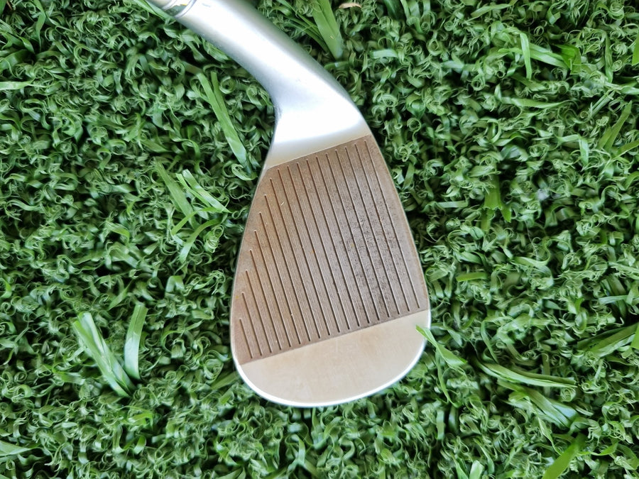 TaylorMade Milled Grind 3 Wedge 56/08 LB Stiff Right Handed (USED) - club face