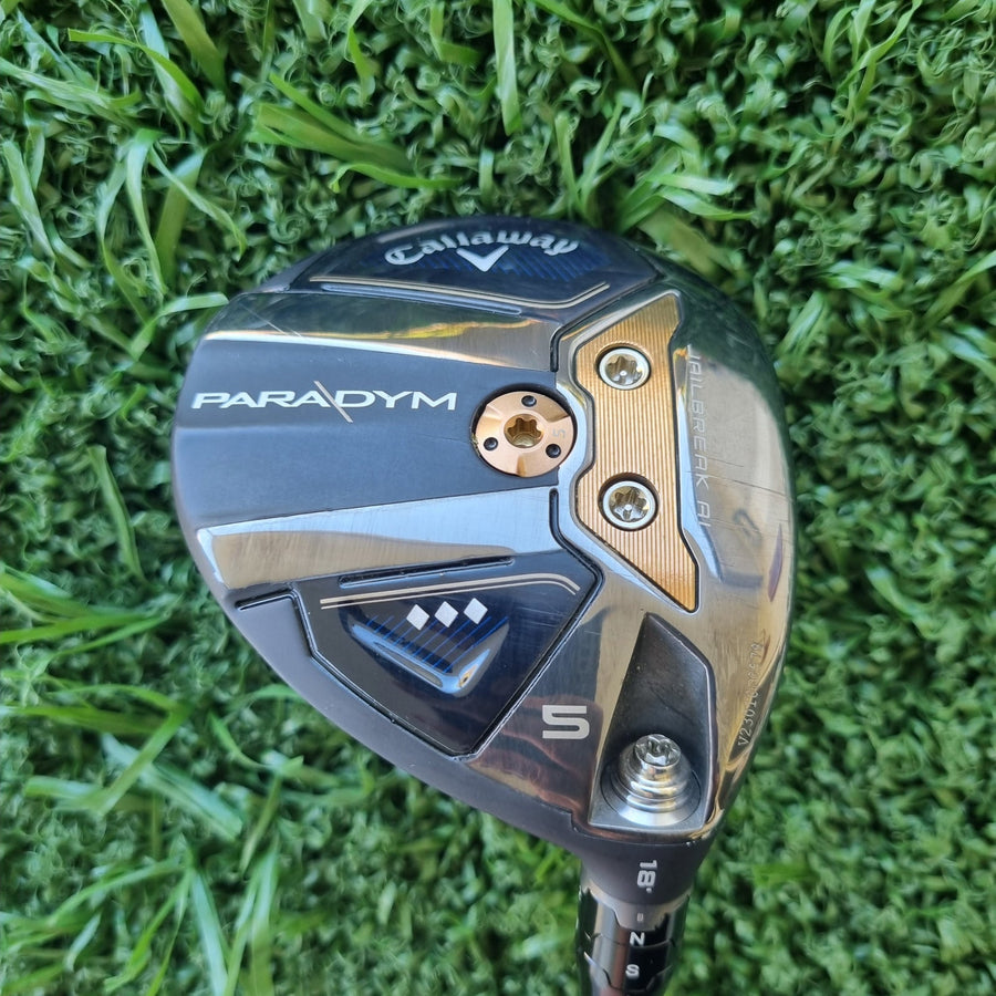 Callaway Paradym Triple Diamond Fairway Wood #5 Stiff Right Handed (USED) - club head