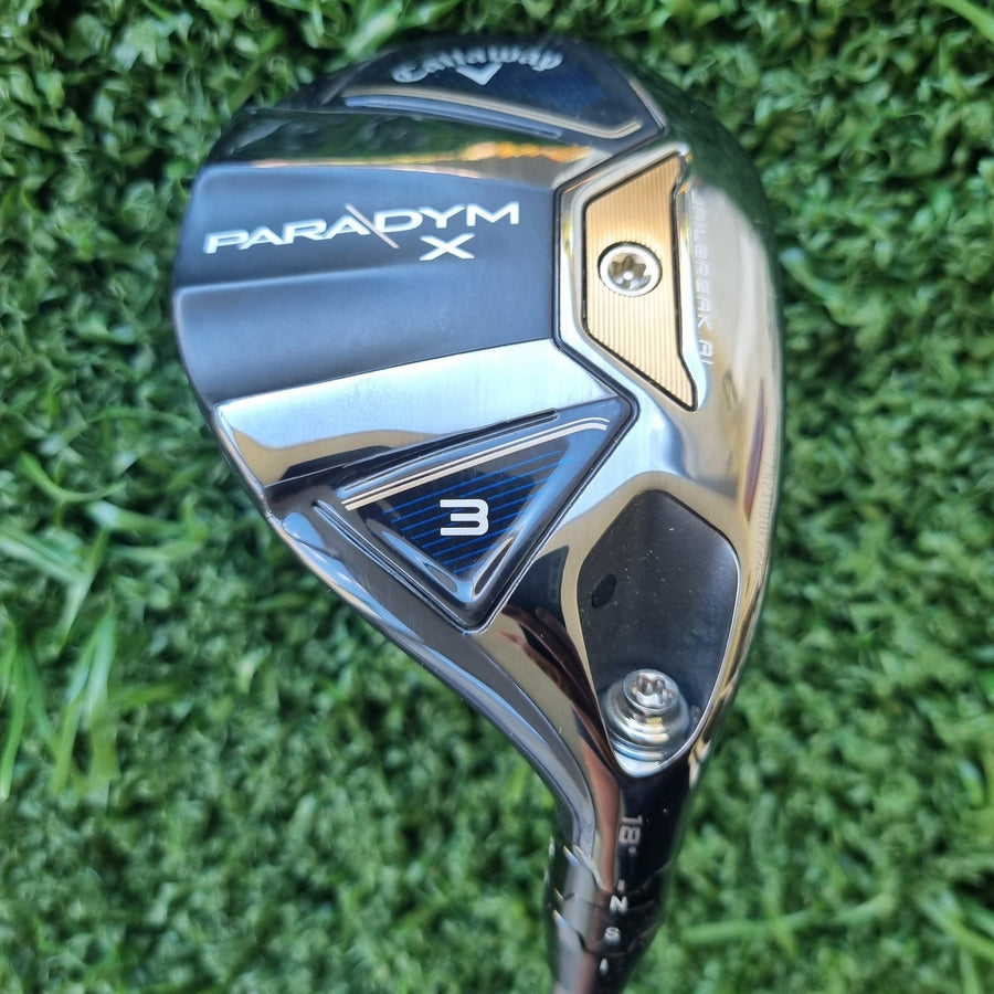 Callaway Paradym X Hybrid #3 Stiff Right Handed (USED) - club head