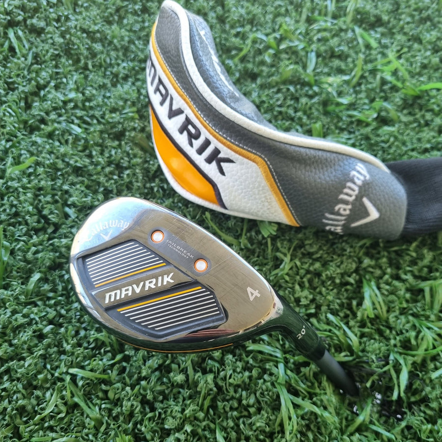 Callaway Mavrik Hybrid #4 Stiff Right Handed (USED) - club head with headcover