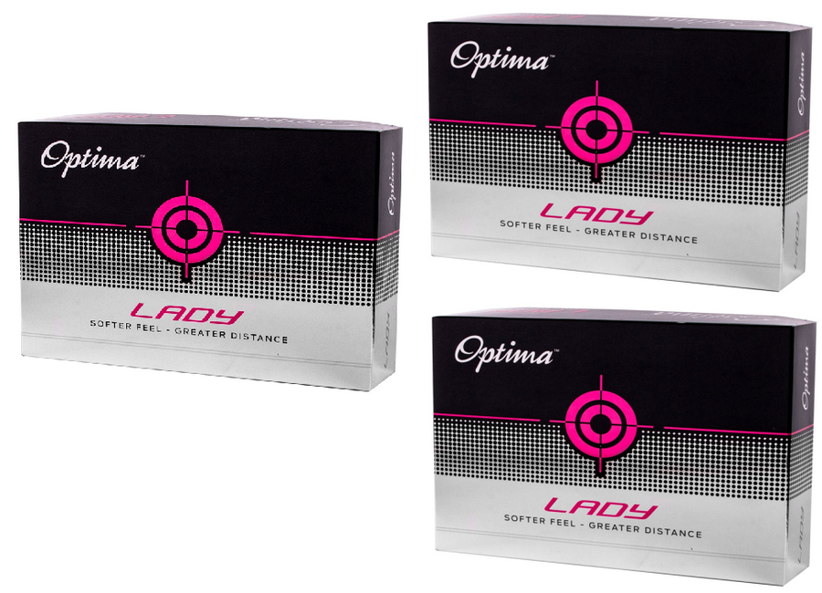 3 Dozen Optima Lady Golf Balls