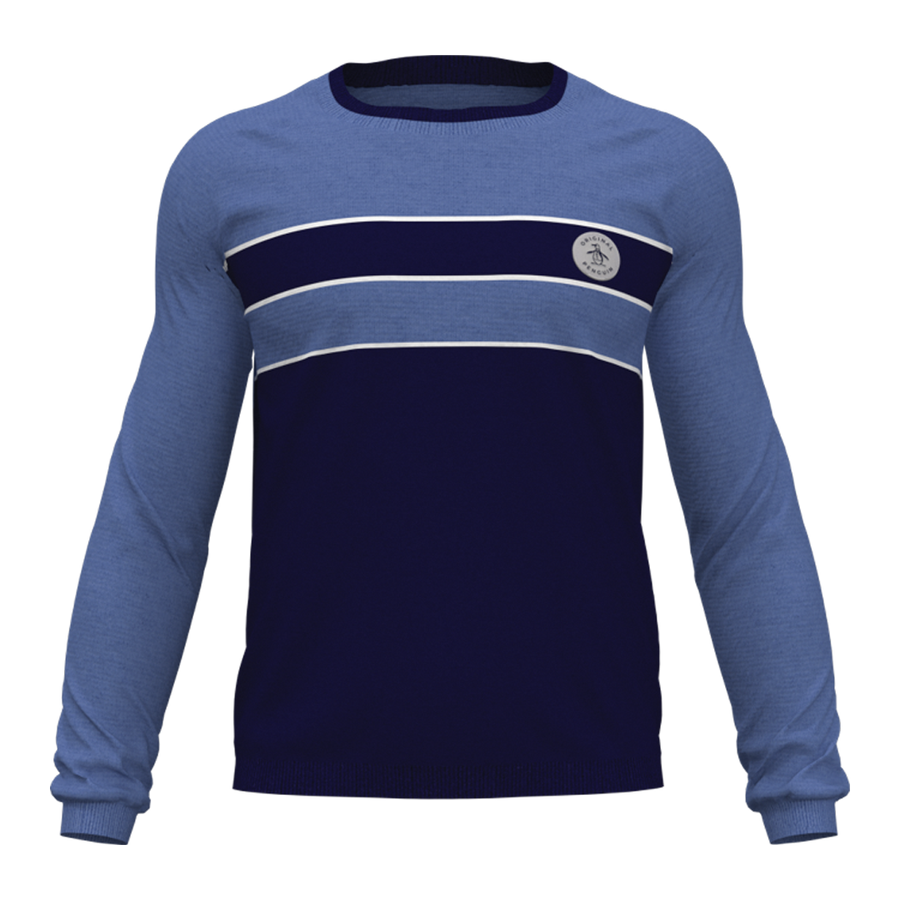 Original Penguin Heritage Mixed Media Sweater