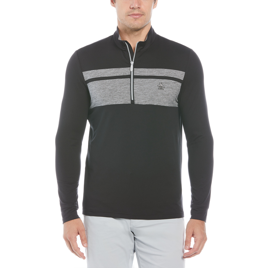 Original Penguin LT Weight 1/4 Zip Heritage Block Pullover Outerwear (SH2023)
