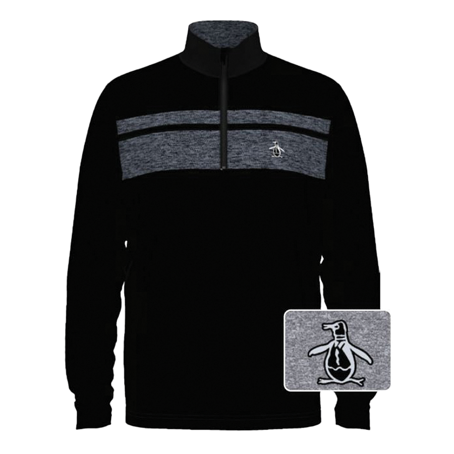 Original Penguin LT Weight 1/4 Zip Heritage Block Pullover Outerwear (SH2023)