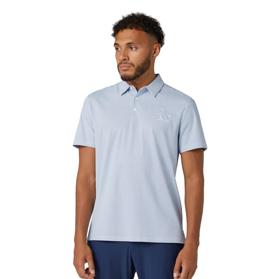 Original Penguin Dimensional Pete Tee Twill Print - Bright White