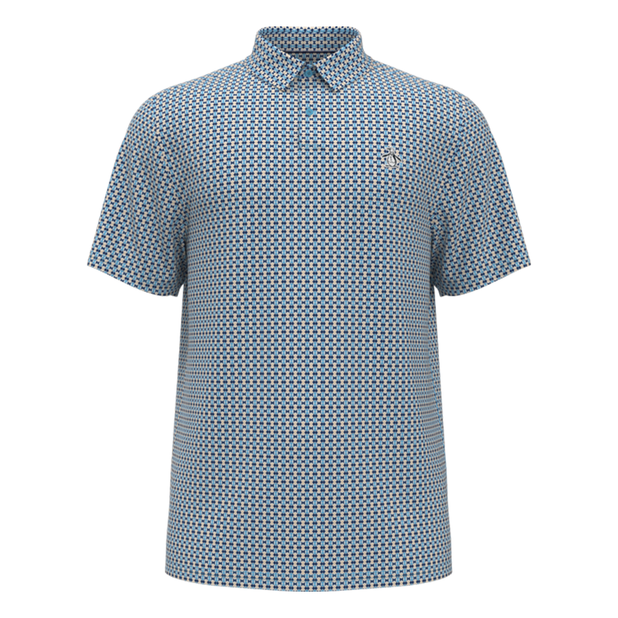 Original Penguin Pete's Bowtie Micro Print Polo