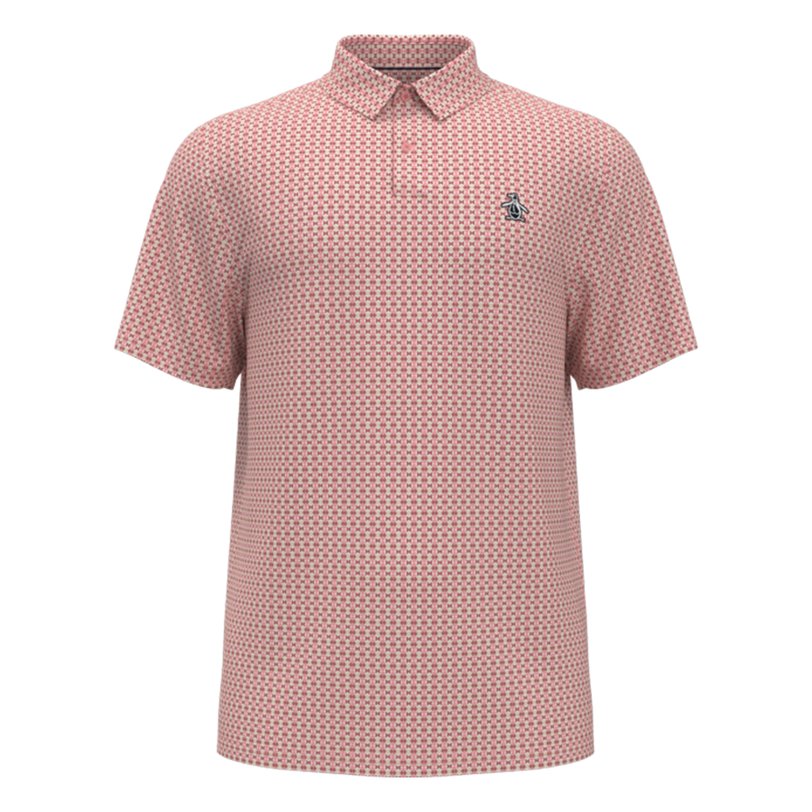 Original Penguin Pete's Bowtie Micro Print Polo