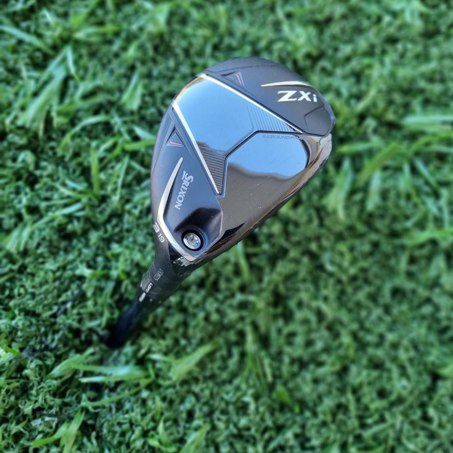 Srixon ZXi Hybrid 19 Deg Stiff (Ex Demo USED) - heel/hosel view