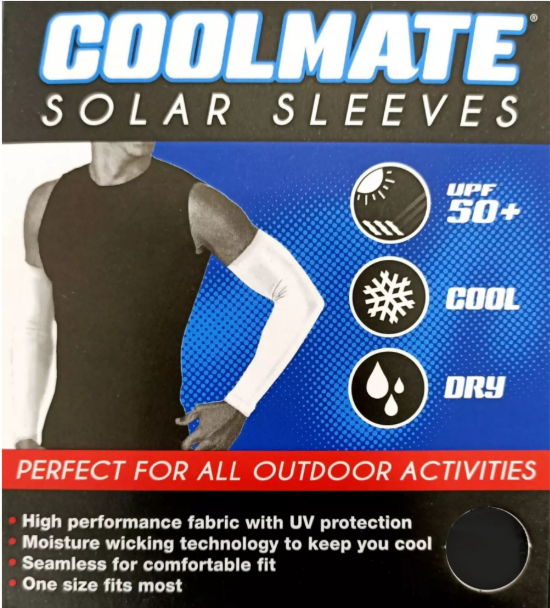 Coolmate Solar Sleeves Black - detail view
