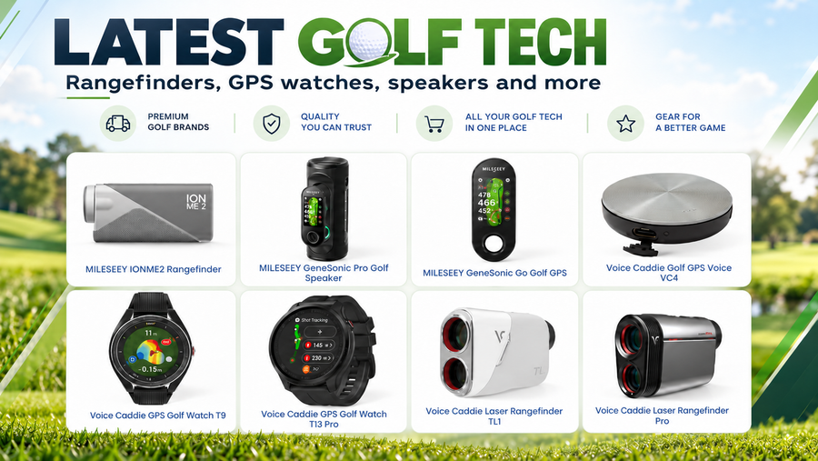 Latest golf tech - rangefinders, GPS watches, speakers and more