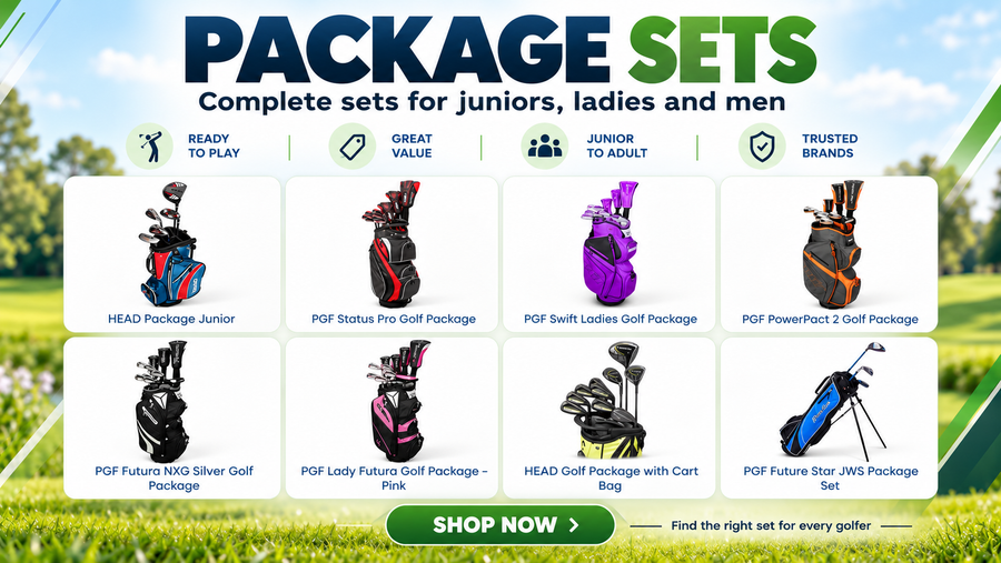 Package sets - complete sets for juniors, ladies and men
