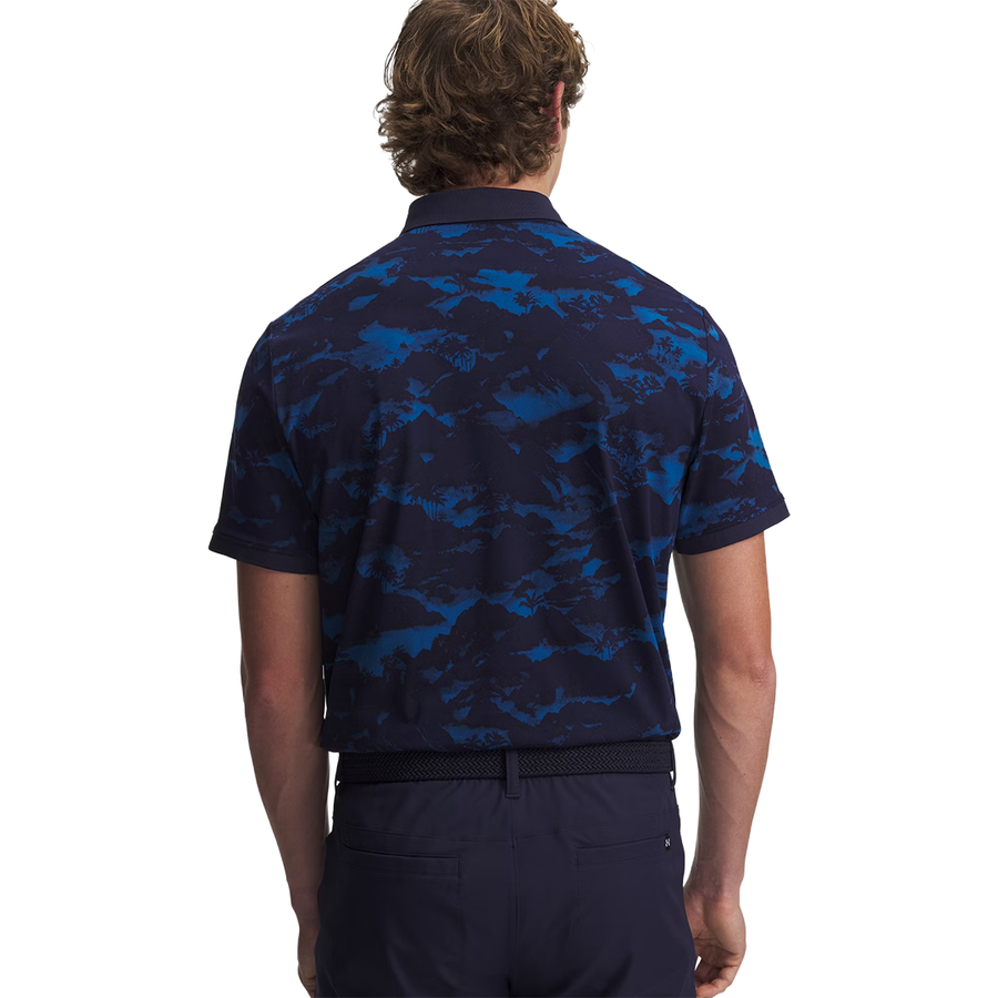 Under Armour Men's ArmourDry Print Rib Polo