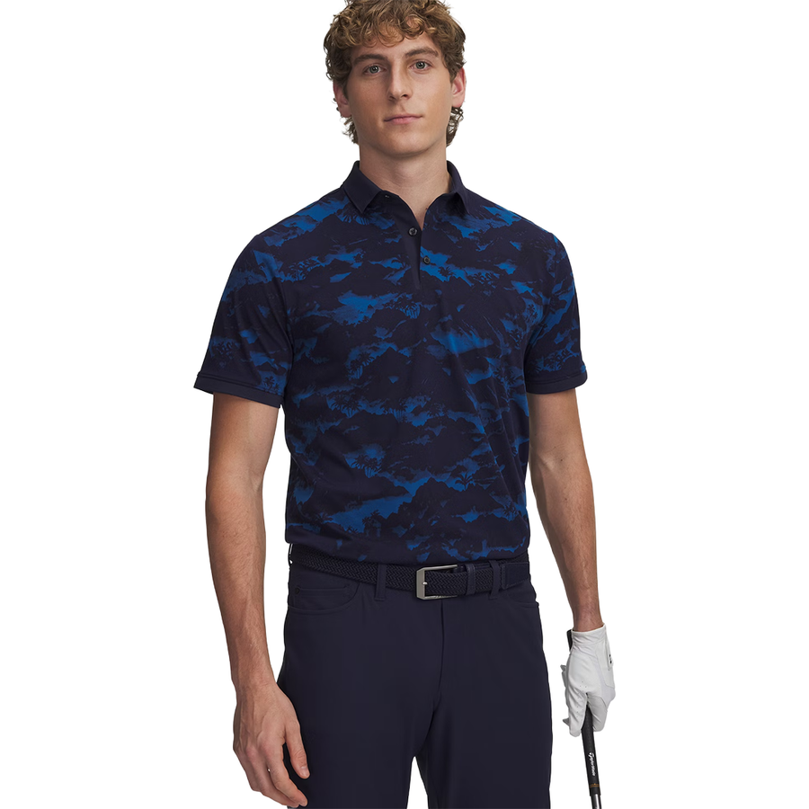 Under Armour Men's ArmourDry Print Rib Polo