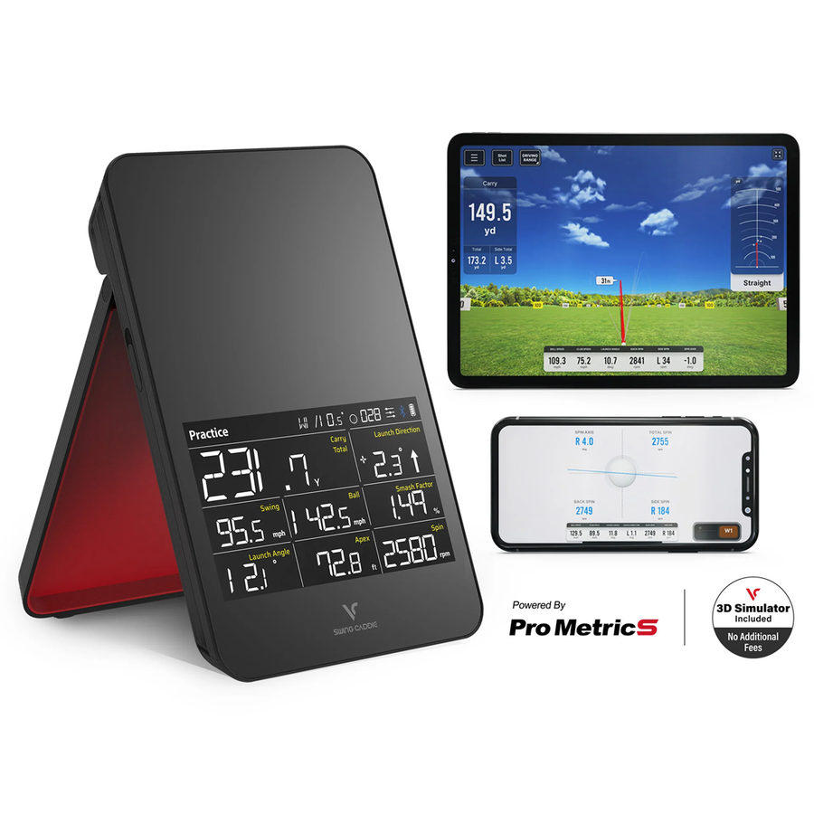 Voice Caddie SC4 Pro Launch Monitor & 3D Driving Range Simulator
