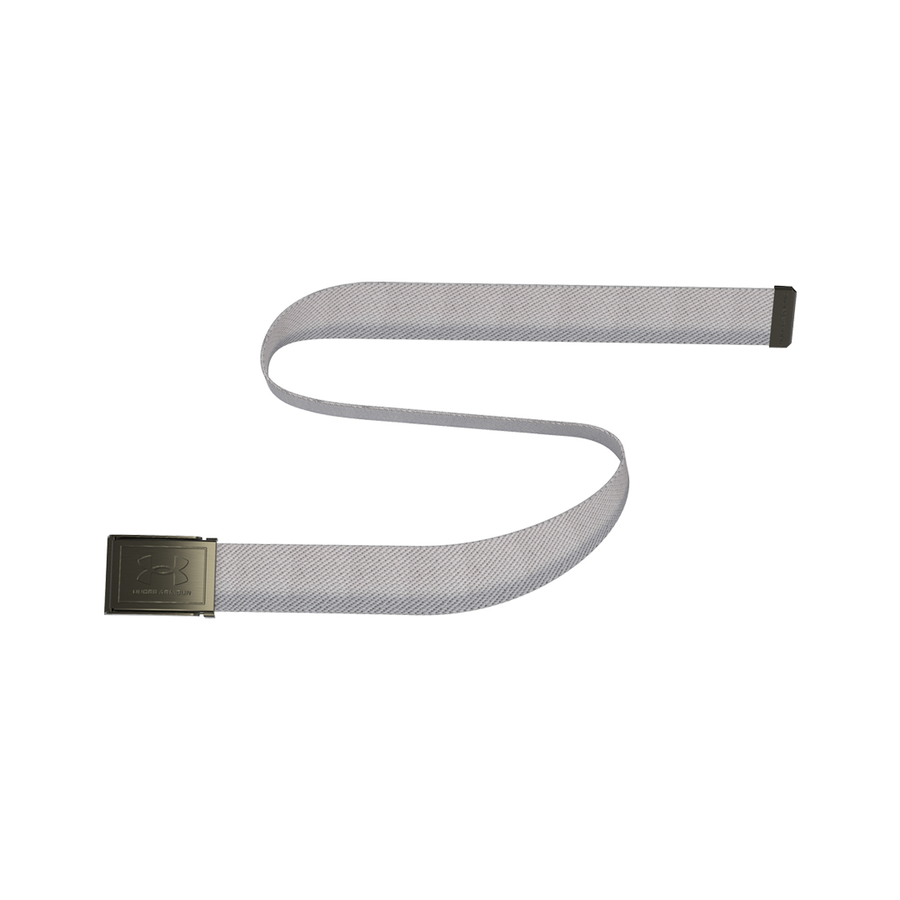 Under Armour Mens Drive Stretch Webbing Belt - White/Halo Grey