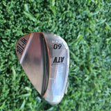 TaylorMade Hi Toe Wedge 60 Deg ATV (Ex Demo USED) - toe stamp showing 60 degree loft and ATV-11 grind