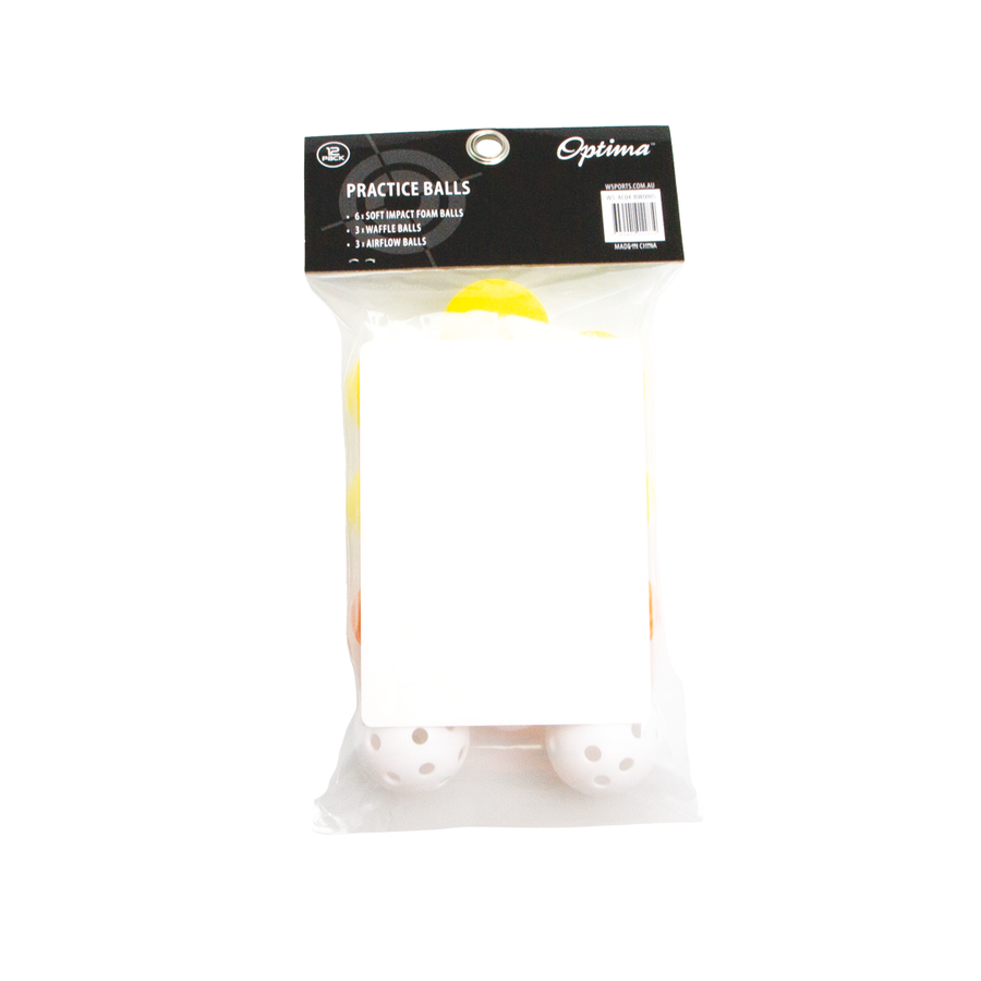 Optima Mixed Practice Balls - Pack of 12