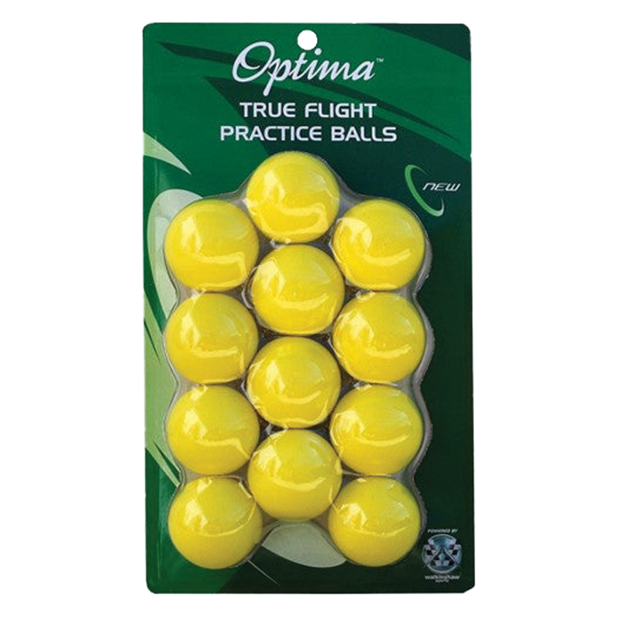 Optima True Flight Foam Practice Balls - 12 Pack