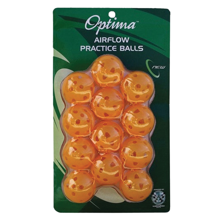 Optima Air-Flow Practice Balls - 12 Pack
