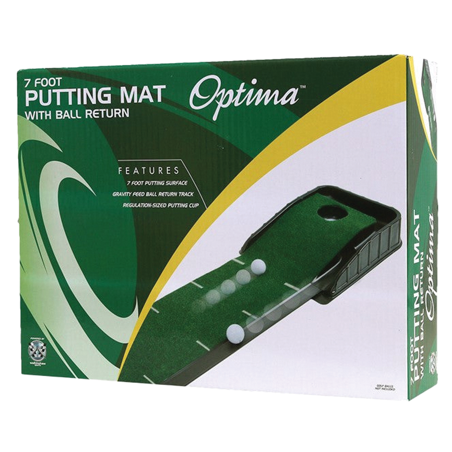 Optima 7ft Putting Mat - With Ball Return