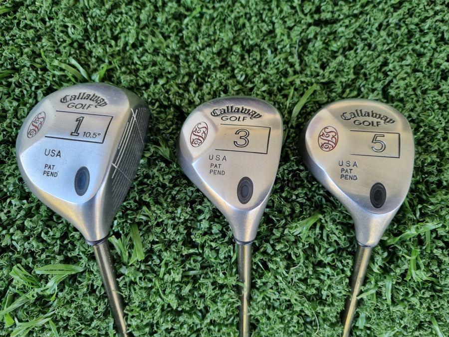 Callaway S2H2 Retro Metal Wood Set 1, 3 & 5 Regular Right Handed (USED)