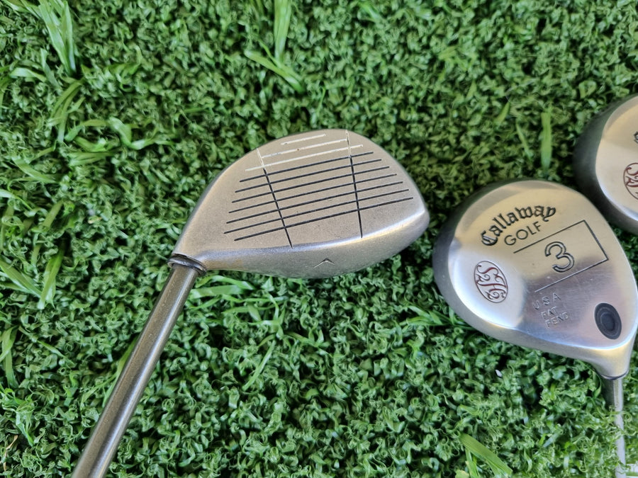 Callaway S2H2 Retro Metal Wood Set 1, 3 & 5 Regular Right Handed (USED)
