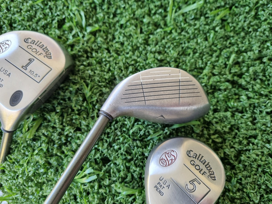 Callaway S2H2 Retro Metal Wood Set 1, 3 & 5 Regular Right Handed (USED)