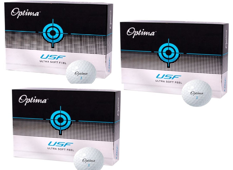 3 Dozen Optima USF Golf Balls
